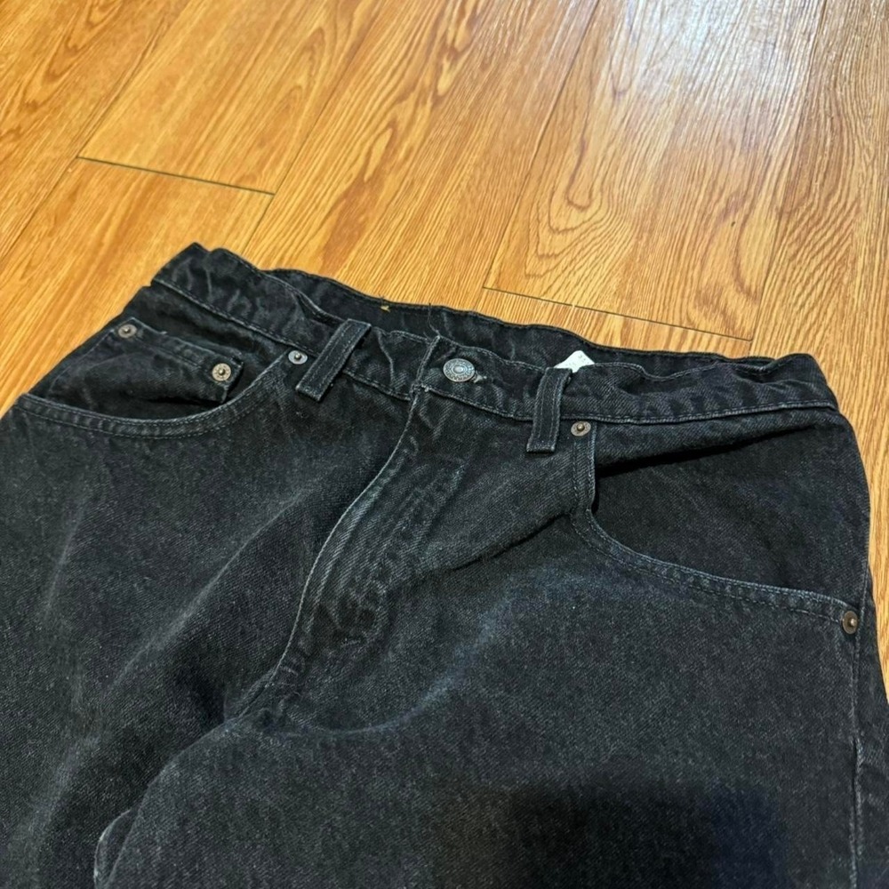 Levi's Men's Jeans 560 Black Loose Tapered Fit USA Made Actual 30x33 - Picture 3 of 8